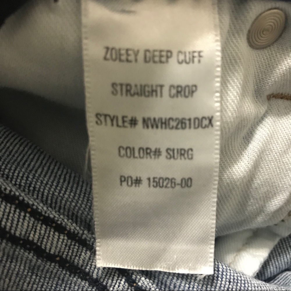 Hudson Jeans Zoeey High Rise Straight Crop Jean - Picture 5 of 8